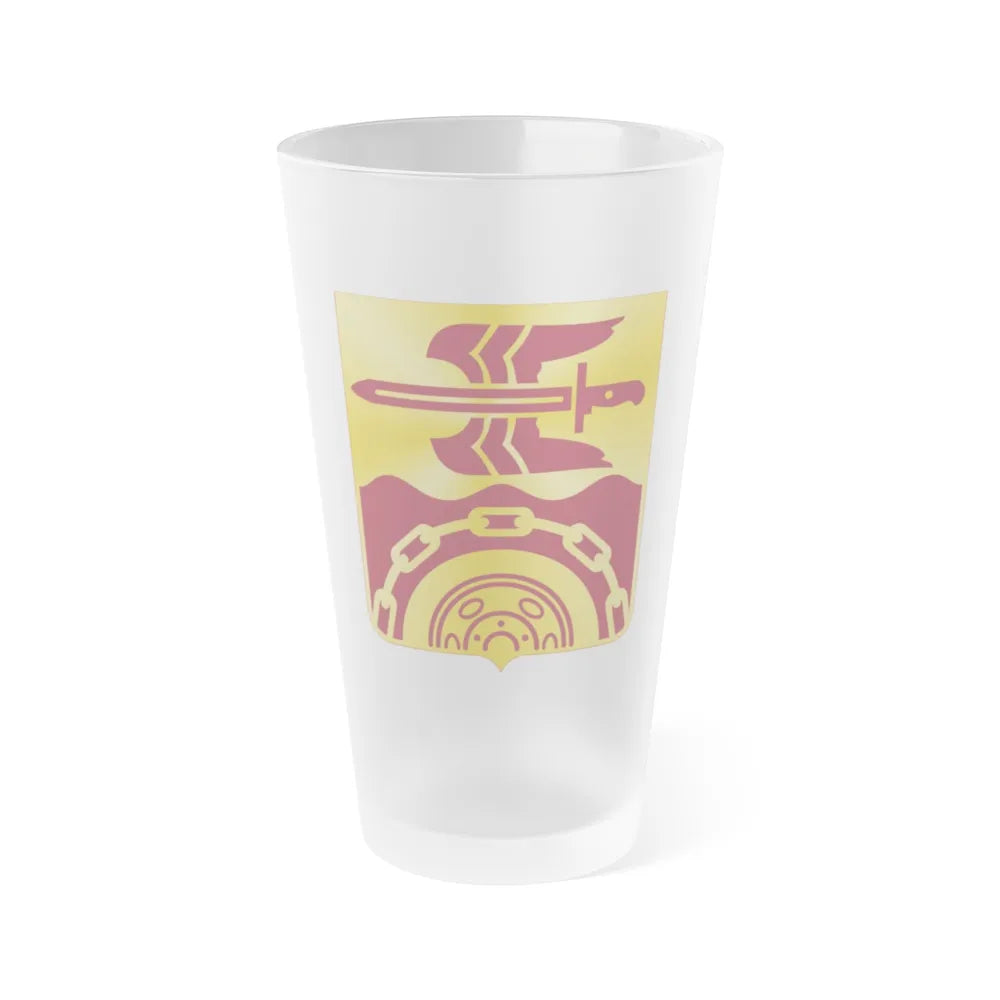 63 Transportation Battalion (U.S. Army) Frosted Pint Glass 16oz-Go Mug Yourself