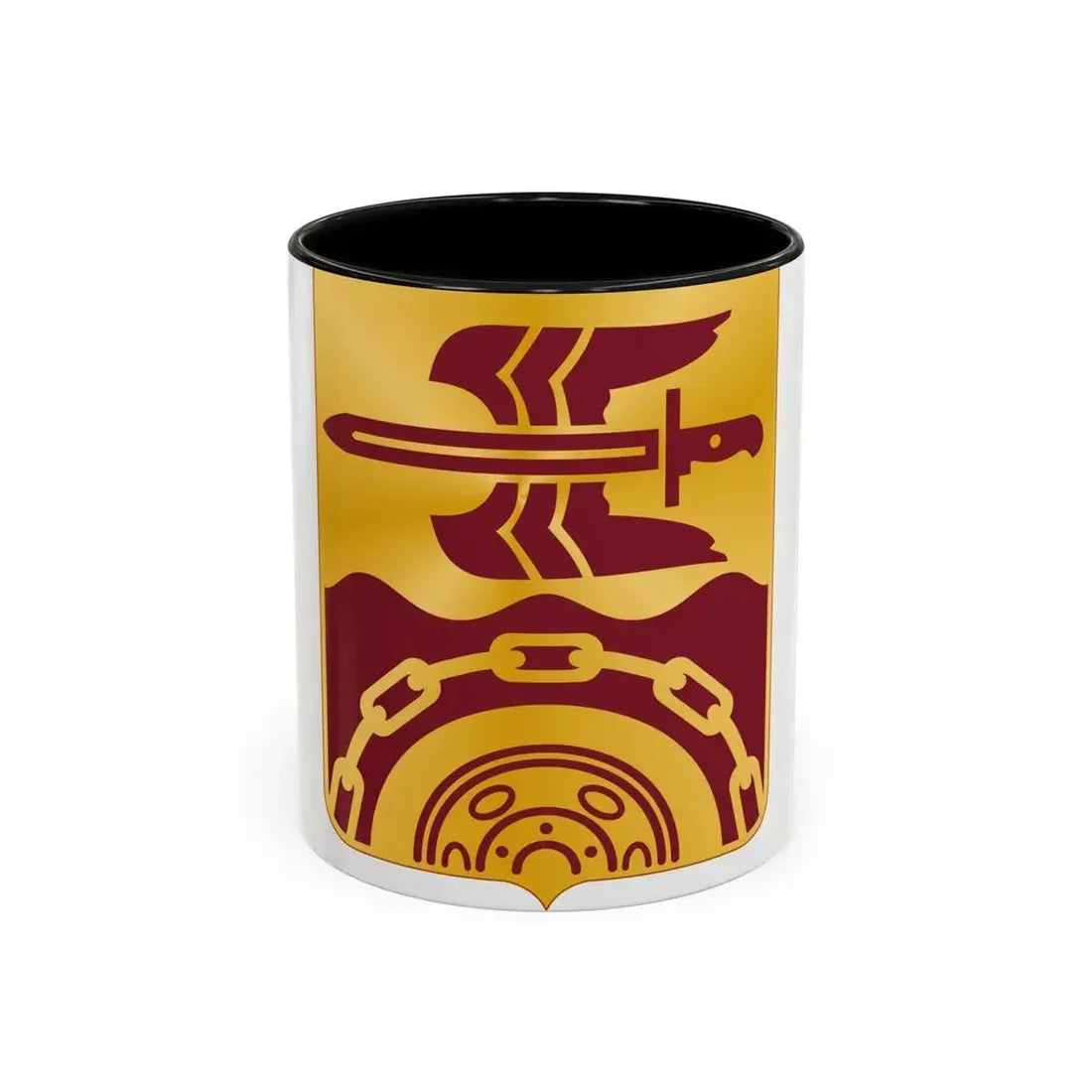 63 Transportation Battalion (U.S. Army) Accent Coffee Mug 11oz Black - Go Mug Yourself