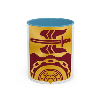 63 Transportation Battalion (U.S. Army) Accent Coffee Mug 11oz Light Blue - Go Mug Yourself
