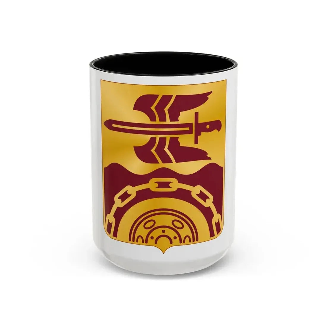 63 Transportation Battalion (U.S. Army) Accent Coffee Mug 15oz Black - Go Mug Yourself