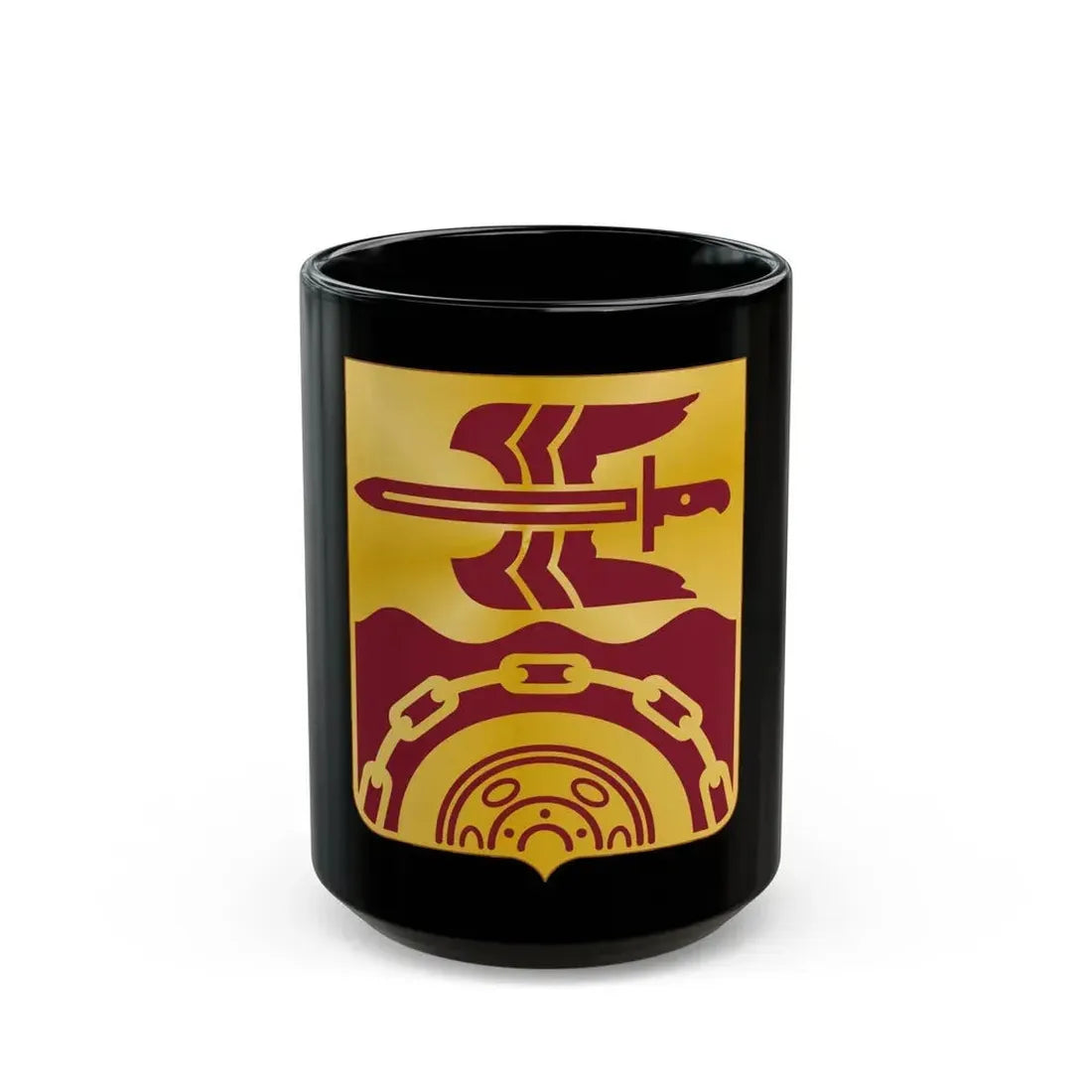63 Transportation Battalion (U.S. Army) Black Coffee Mug 15oz - Go Mug Yourself