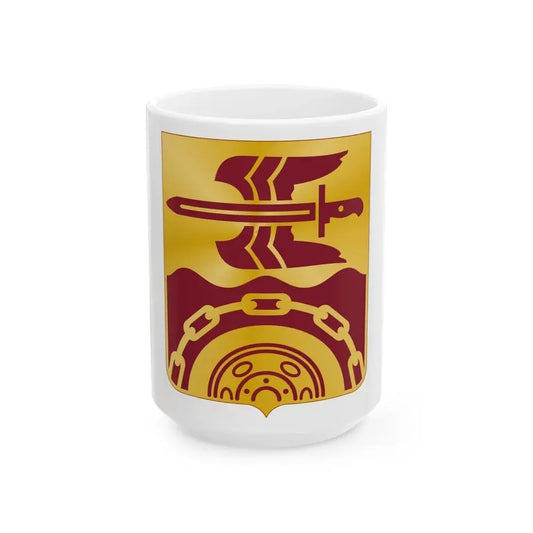 63 Transportation Battalion (U.S. Army) White Coffee Mug 15oz - Go Mug Yourself