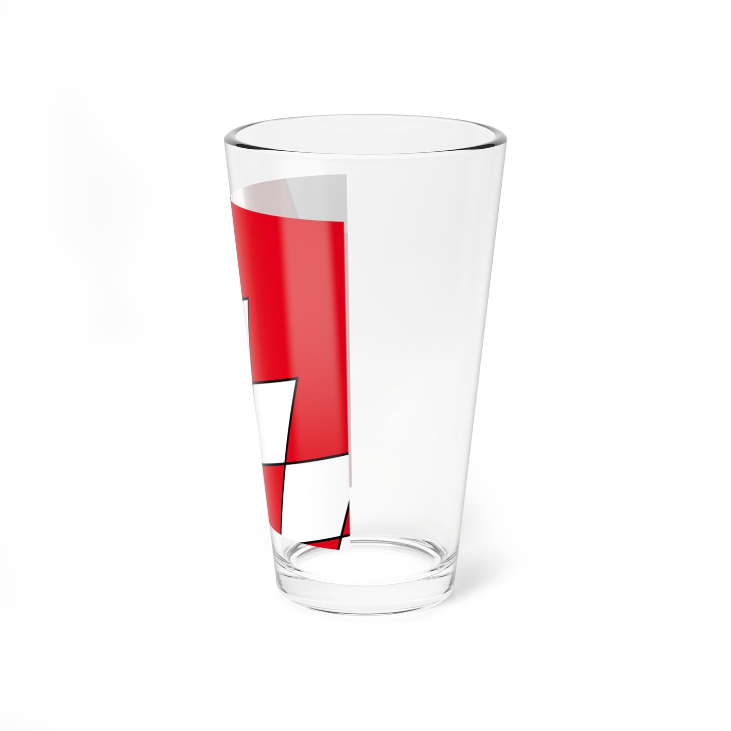 CHE Biel-Benken Flag (Switzerland) Pint Glass 16oz