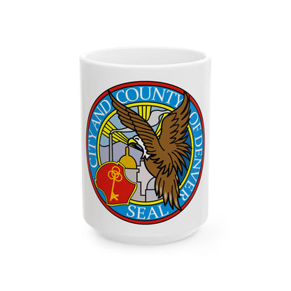 Seal of Denver - White Coffee Mug