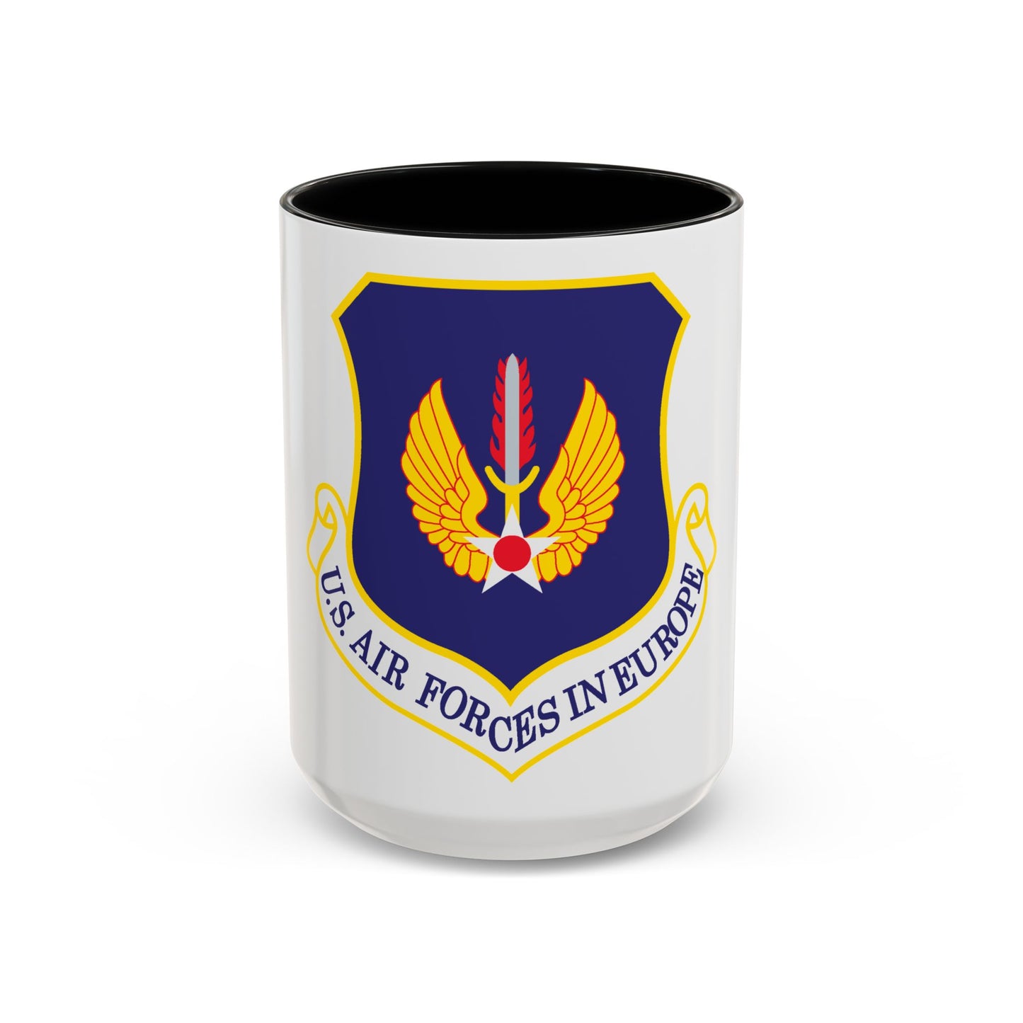 USAF in Europe (U.S. Air Force) Accent Coffee Mug