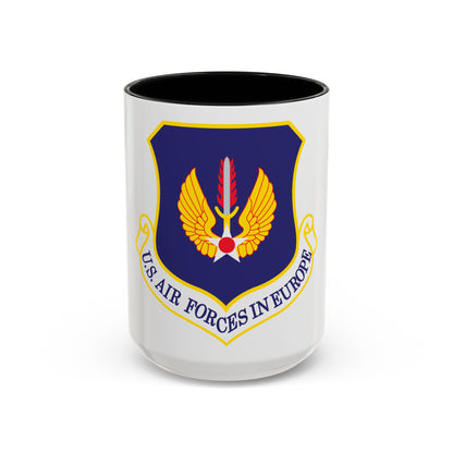 USAF in Europe (U.S. Air Force) Accent Coffee Mug