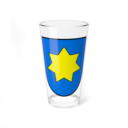 Tlumach coat of arms (Ukraine) (Coat of Arms) Pint Glass 16oz