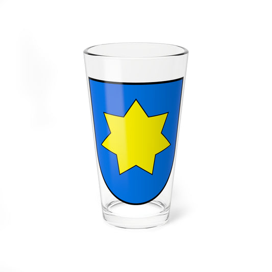 Tlumach coat of arms (Ukraine) (Coat of Arms) Pint Glass 16oz