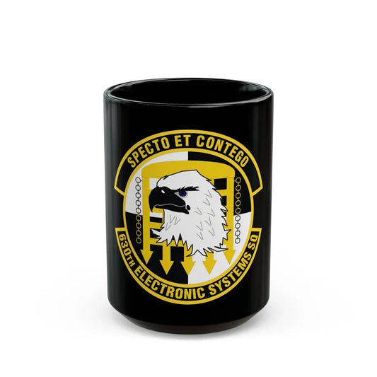 630th Electronic Systems Squadron (U.S. Air Force) Black Coffee Mug 15oz - Go Mug Yourself