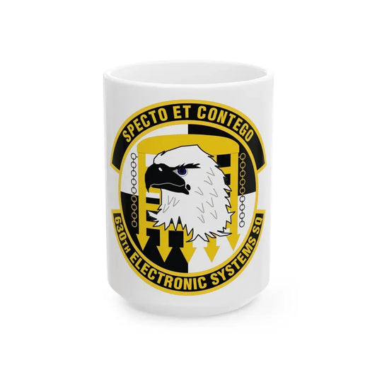 630th Electronic Systems Squadron (U.S. Air Force) White Coffee Mug 15oz - Go Mug Yourself