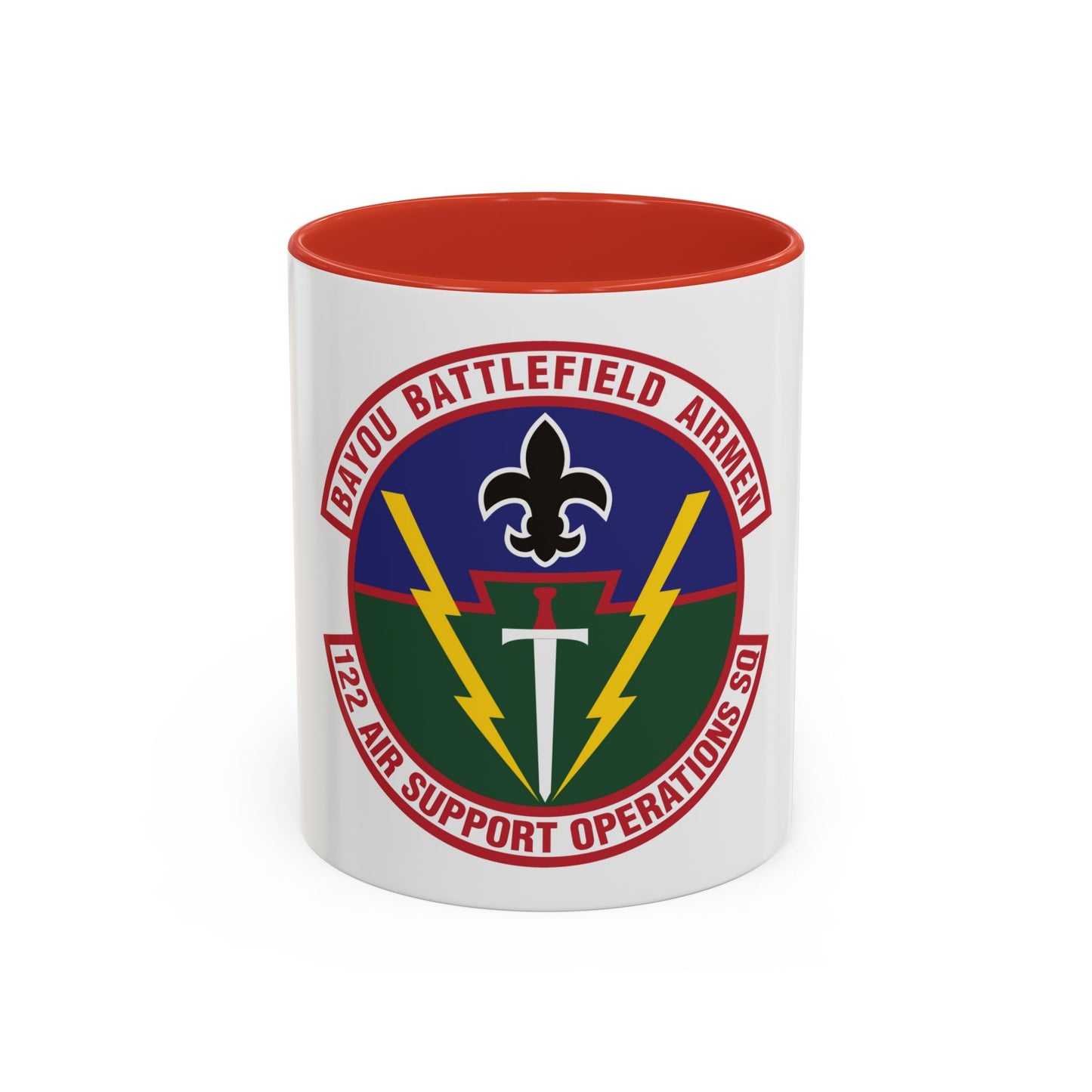 122d Air Support Operations Squadron (U.S. Air Force) Accent Coffee Mug