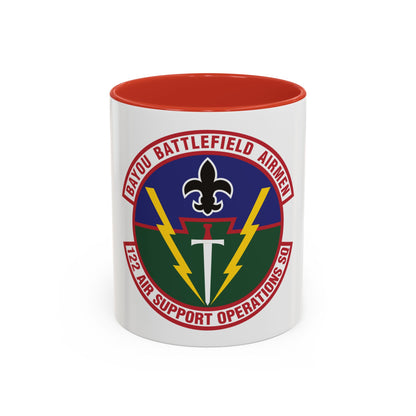 122d Air Support Operations Squadron (U.S. Air Force) Accent Coffee Mug