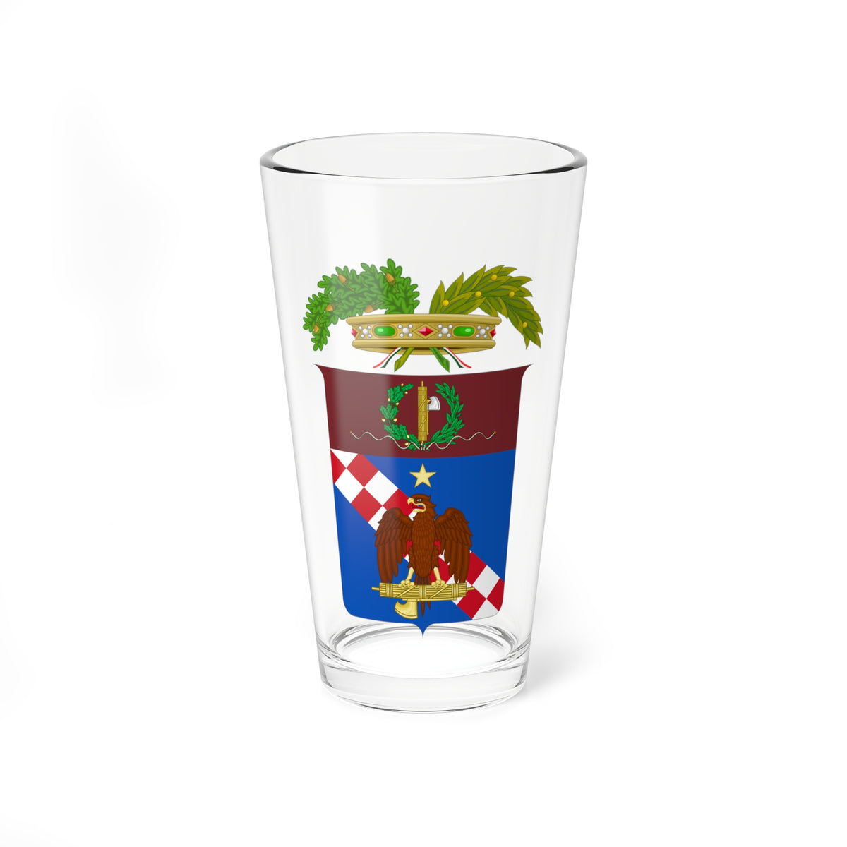 Provincia di Ragusa-Stemma 1933-1943 (Italy) (Coat of Arms) Pint Glass 16oz