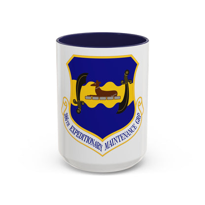 386th Expeditionary Maintenance Group (U.S. Air Force) Accent Coffee Mug