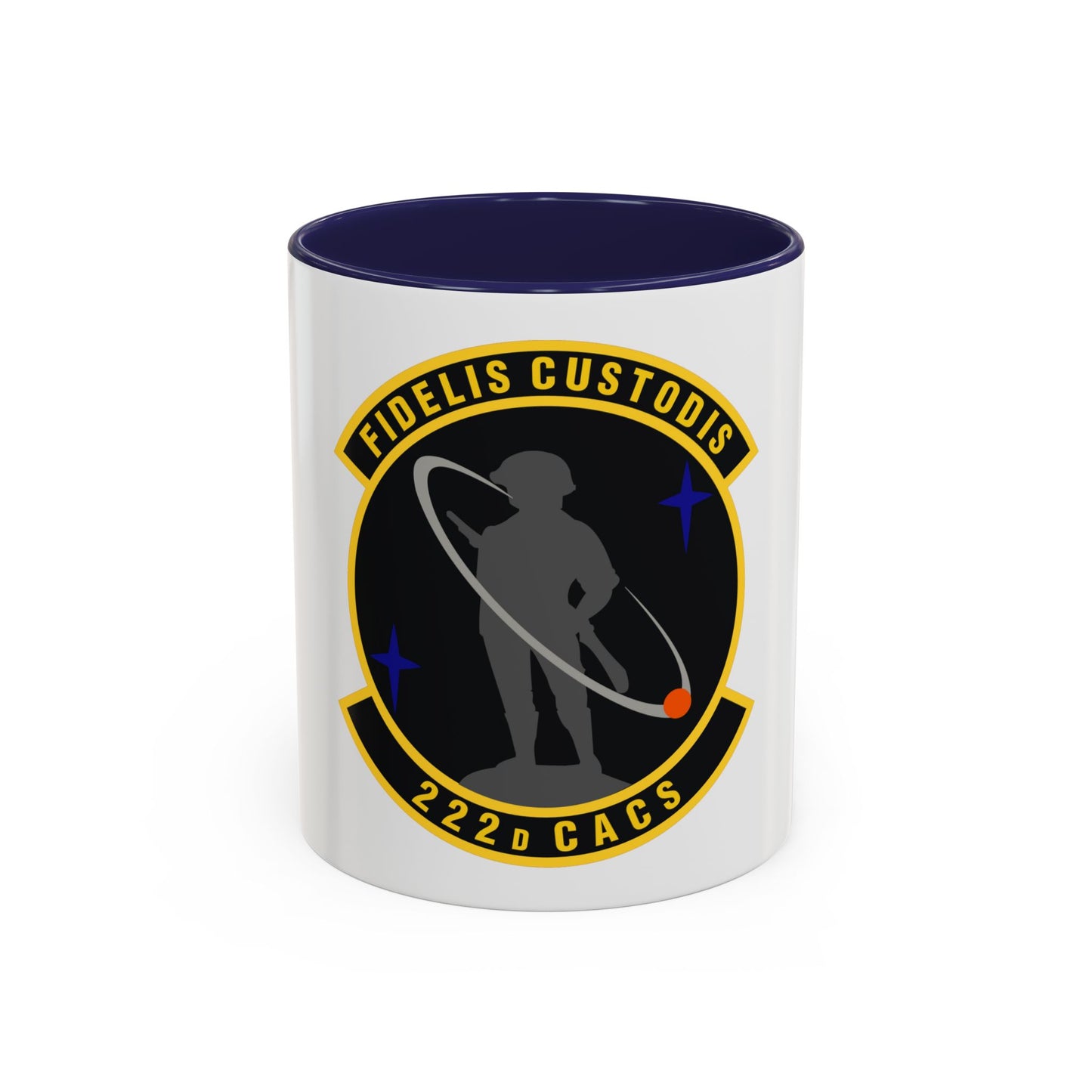 222d Command & Control Squadron (U.S. Air Force) Accent Coffee Mug