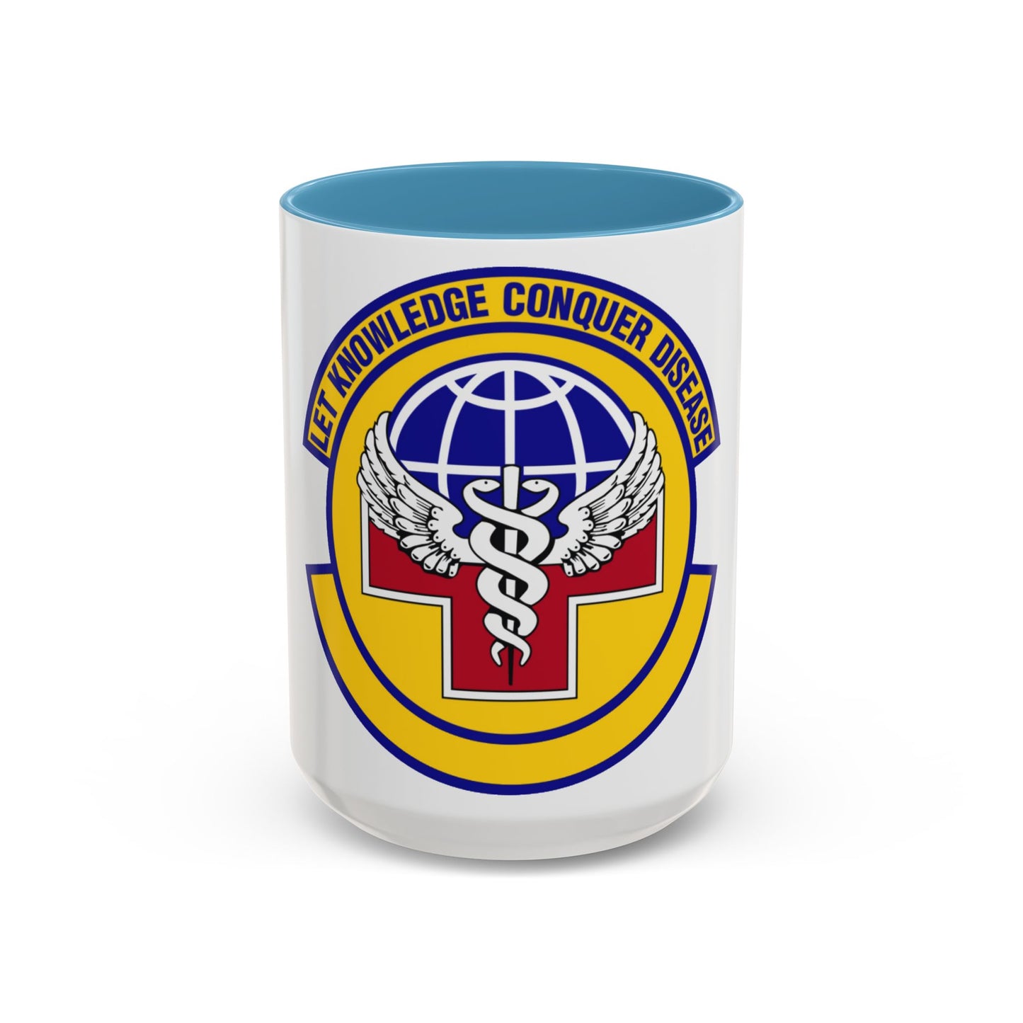 87 Healthcare Operations Squadron AMC (U.S. Air Force) Accent Coffee Mug