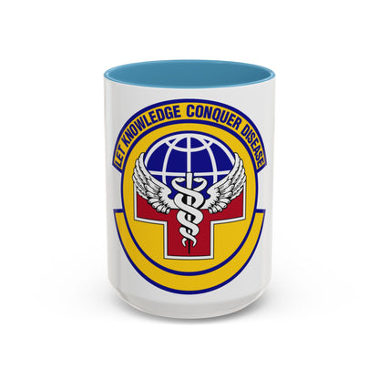 87 Healthcare Operations Squadron AMC (U.S. Air Force) Accent Coffee Mug