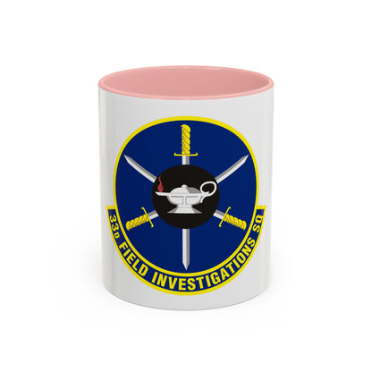 33d Field Investigations Squadron (U.S. Air Force) Accent Coffee Mug