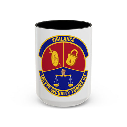 405th Expeditionary Security Forces Squadron (U.S. Air Force) Accent Coffee Mug