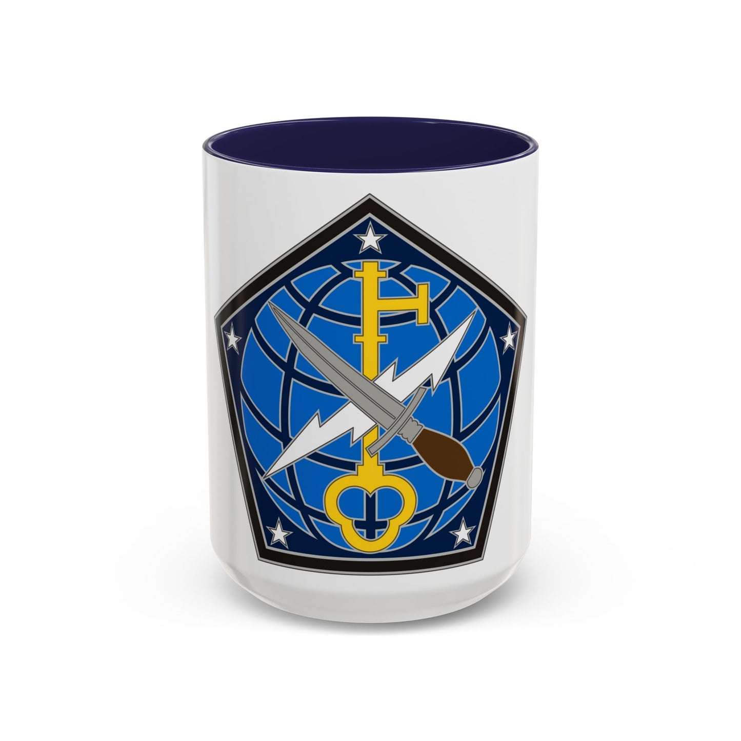 704 Military Intelligence Brigade (U.S. Army) Accent Coffee Mug