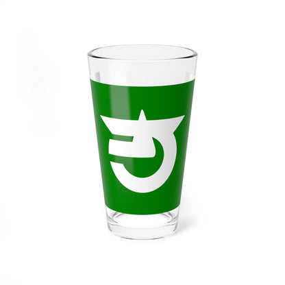 Flag of Ohasama Iwate 1958-2006 (Japan) Pint Glass 16oz
