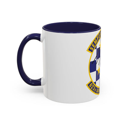 623 Air Control Squadron PACAF (U.S. Air Force) Accent Coffee Mug