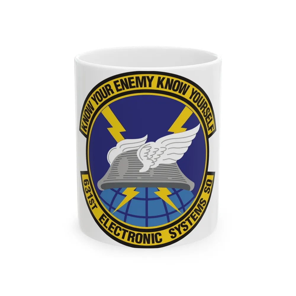 631st Electronic Systems Squadron (U.S. Air Force) White Coffee Mug-11oz-Go Mug Yourself