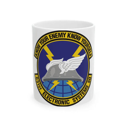 631st Electronic Systems Squadron (U.S. Air Force) White Coffee Mug-11oz-Go Mug Yourself