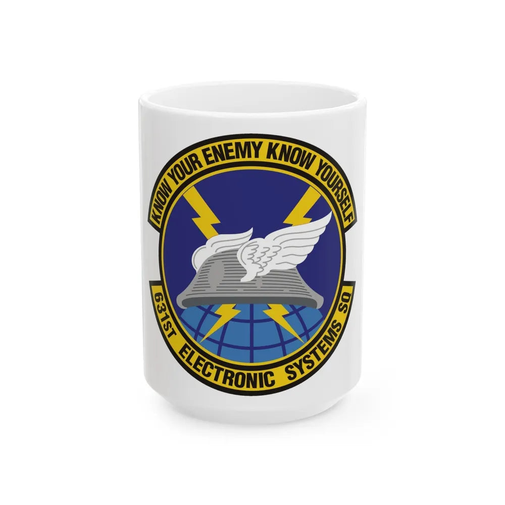 631st Electronic Systems Squadron (U.S. Air Force) White Coffee Mug-15oz-Go Mug Yourself