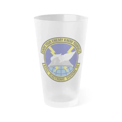 631st Electronic Systems Squadron (U.S. Air Force) Frosted Pint Glass 16oz 16oz Frosted - Go Mug Yourself