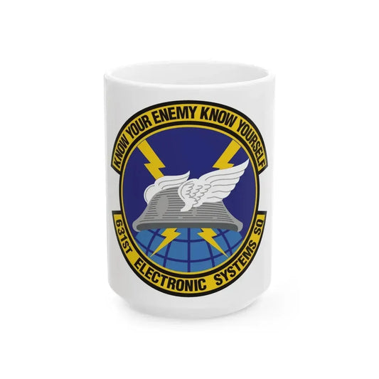 631st Electronic Systems Squadron (U.S. Air Force) White Coffee Mug 15oz - Go Mug Yourself
