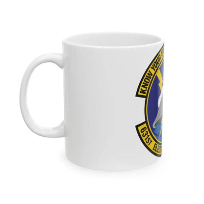 631st Electronic Systems Squadron (U.S. Air Force) White Coffee Mug - Go Mug Yourself