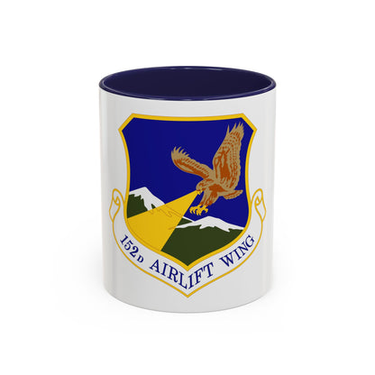 152d Airlift Wing (U.S. Air Force) Accent Coffee Mug