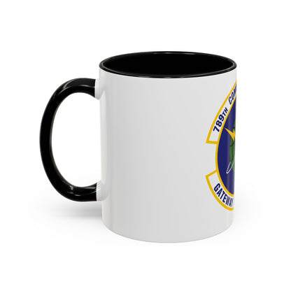 789th Communications Squadron (U.S. Air Force) Accent Coffee Mug