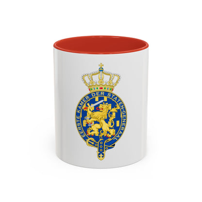 Coat of arms of the Eerste Kamer - Accent Coffee Mug