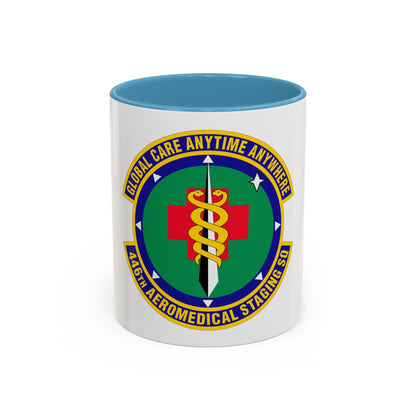 446 Aeromedical Staging Squadron AFRC (U.S. Air Force) Accent Coffee Mug
