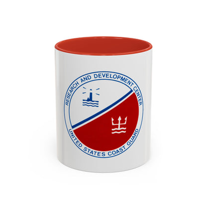 USCG Research And Development Center (U.S. Coast Guard) Accent Coffee Mug