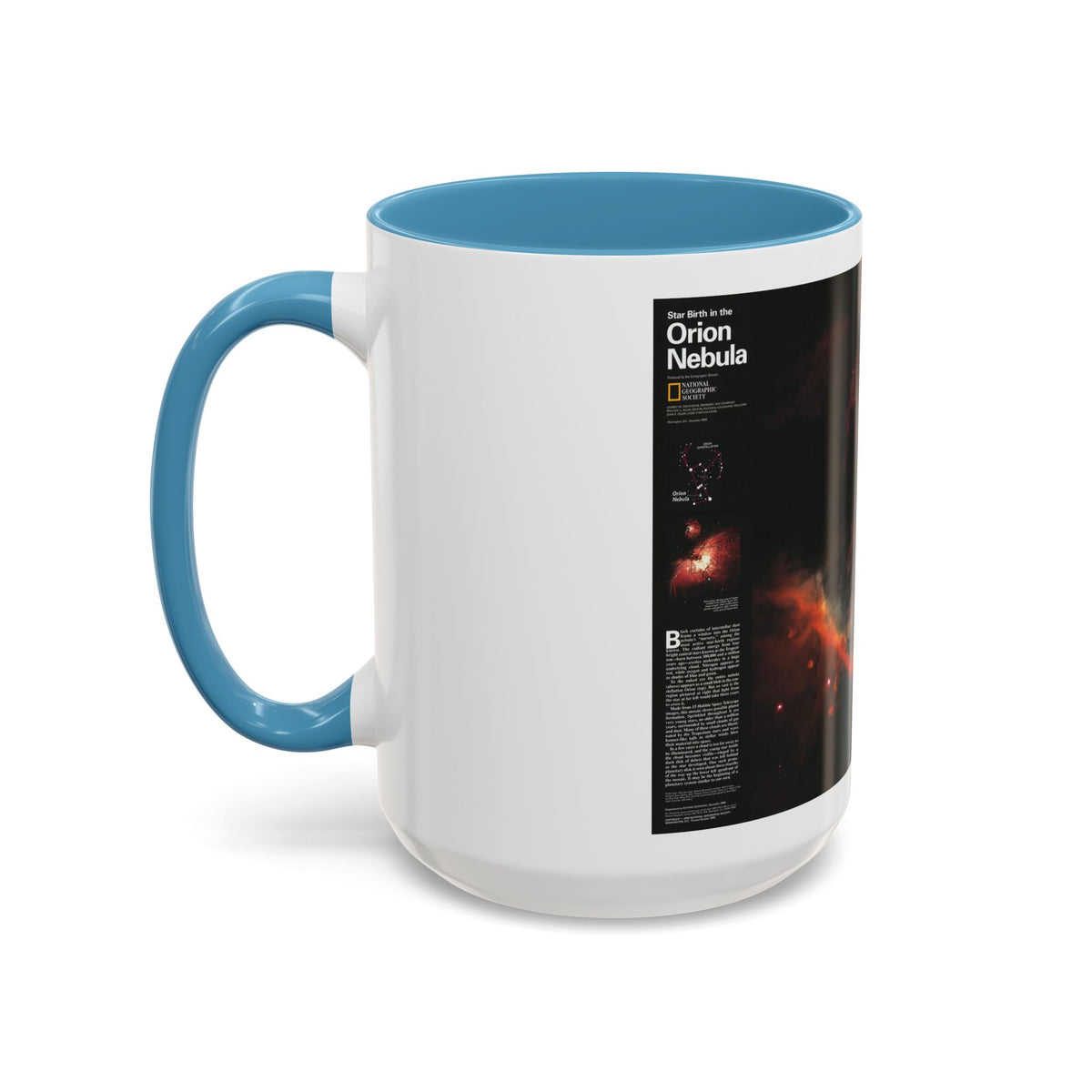 Space - Star Birth in the Orion Nebula (1995) (Map) Accent Coffee Mug