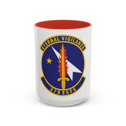 379th Expeditionary Security Forces Squadron (U.S. Air Force) Accent Coffee Mug