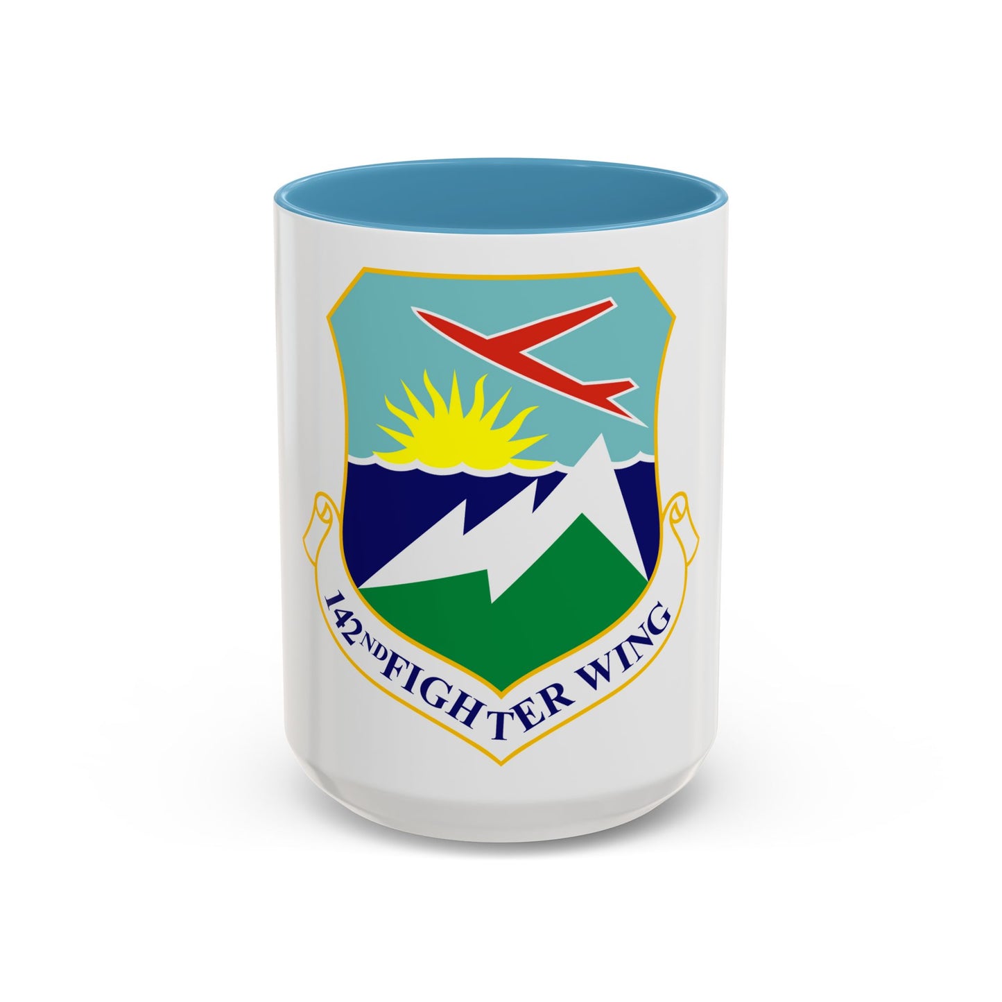 142nd Fighter Wing (U.S. Air Force) Accent Coffee Mug