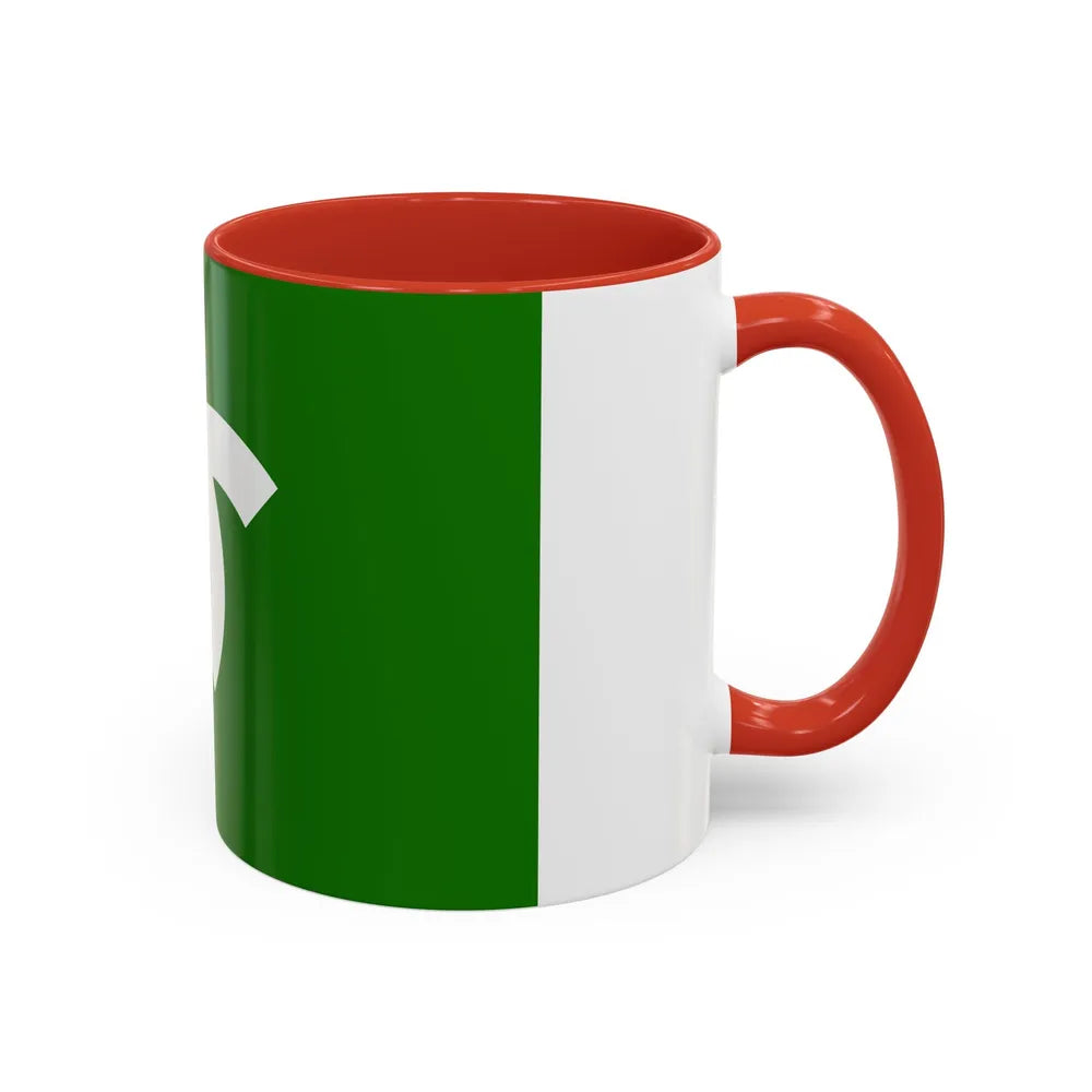 Flag of Kobe Japan - Accent Coffee Mug-Go Mug Yourself