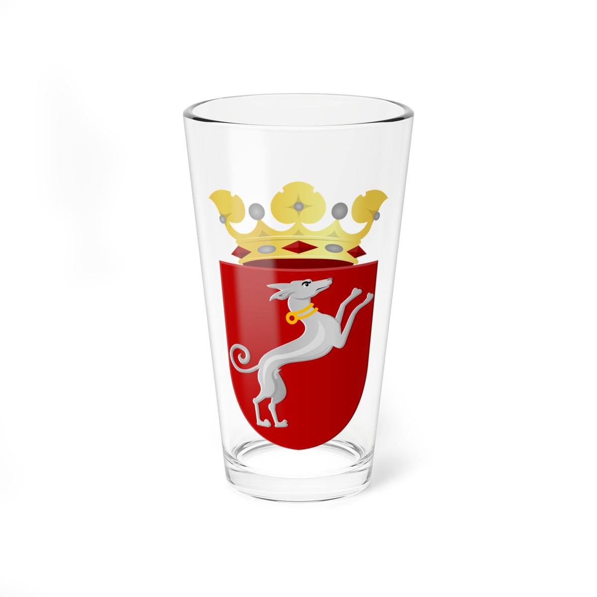 Gieten wapen (Netherlands) (Coat of Arms) Pint Glass 16oz