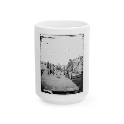 A Parrott Gun (Trained On Sumter ) (U.S. Civil War) White Coffee Mug