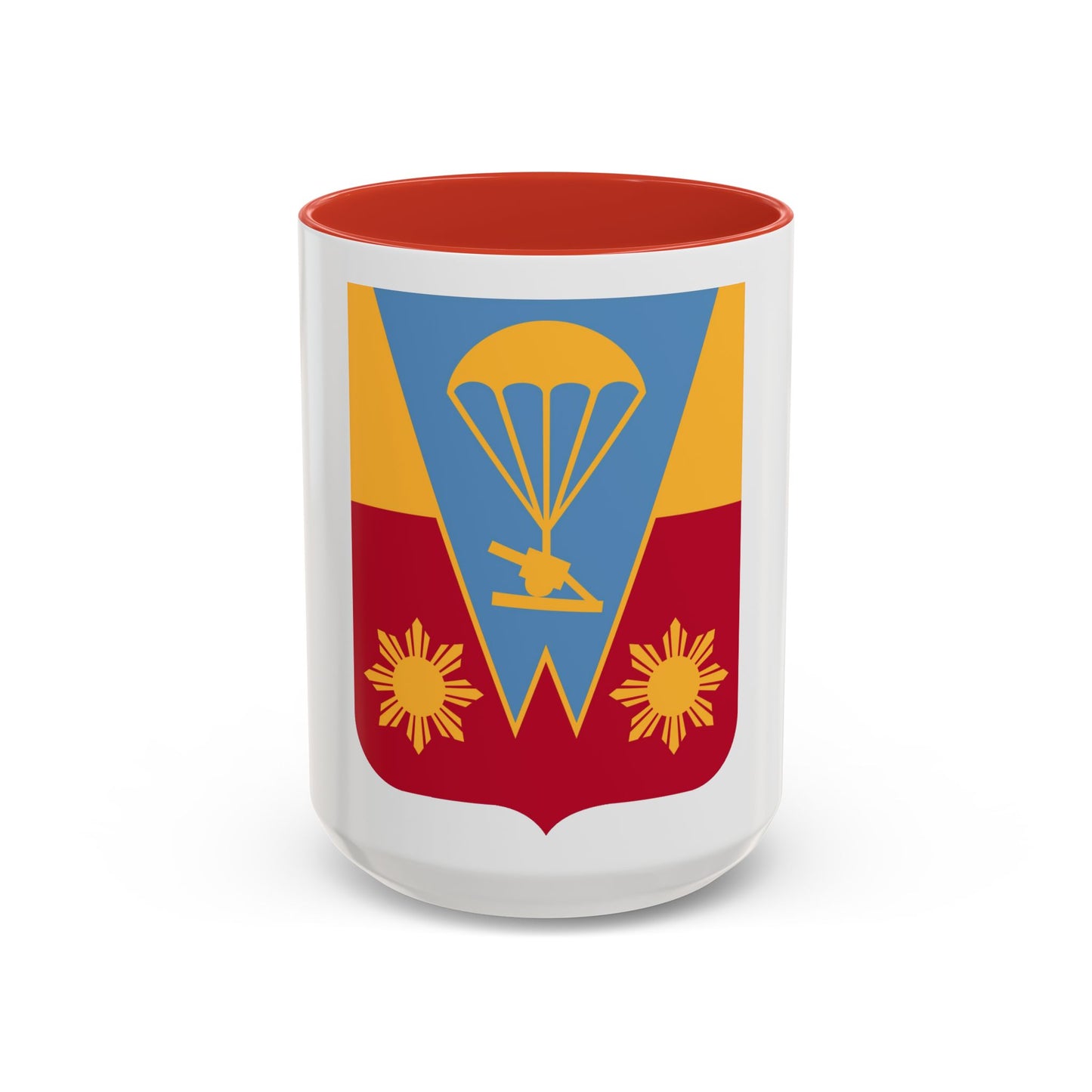 674th Airborne Field Artillery Battalion v2 (U.S. Army) Accent Coffee Mug