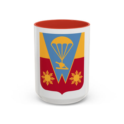674th Airborne Field Artillery Battalion v2 (U.S. Army) Accent Coffee Mug