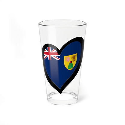 EuroIslas Turcas y Caicos (United Kingdom) Pint Glass 16oz