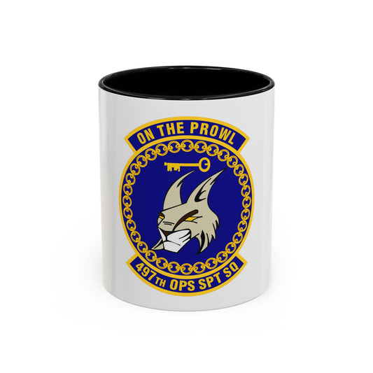 497 Operations Support Squadron ACC (U.S. Air Force) Accent Coffee Mug