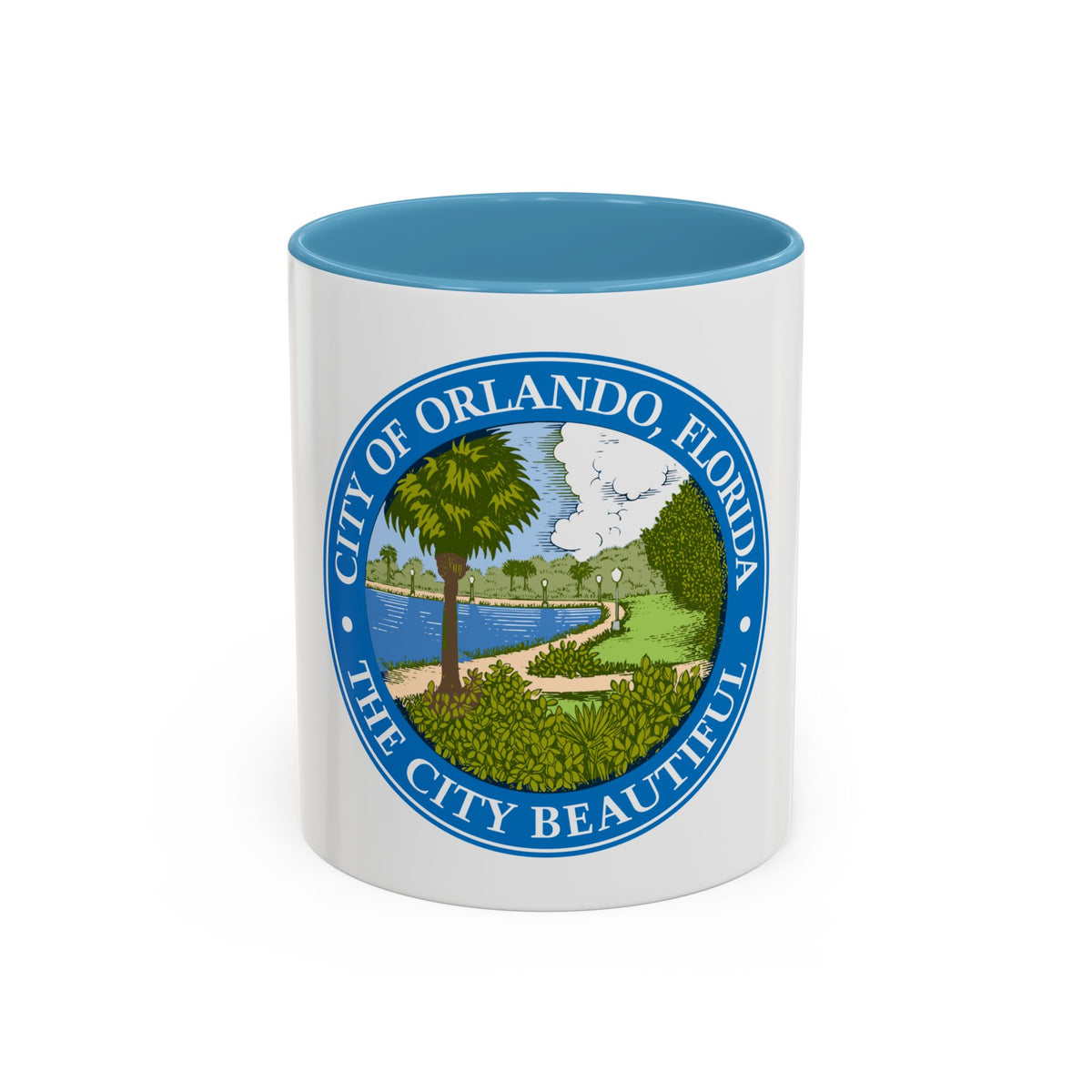 Seal of Orlando Florida - Accent Coffee Mug