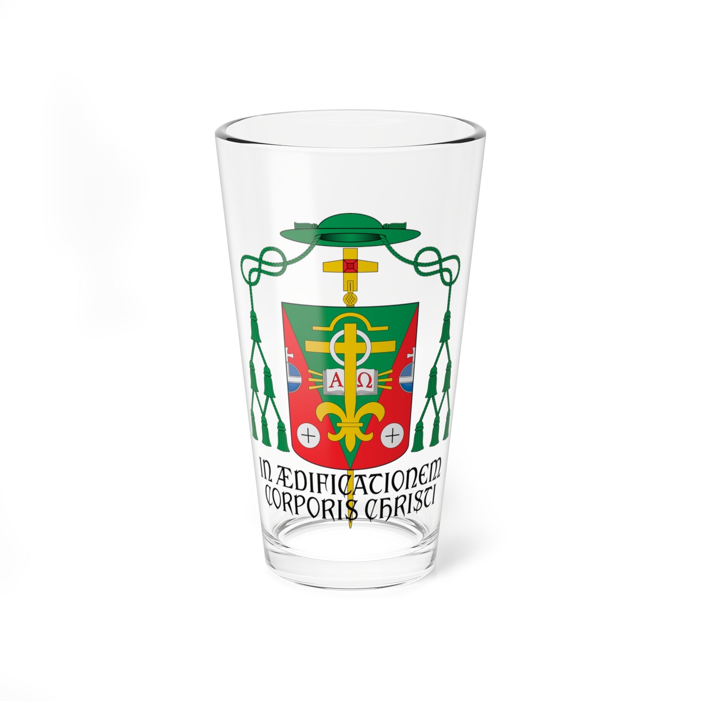 Escudo de Giovanni Crippa (Spain) (Coat of Arms) Pint Glass 16oz