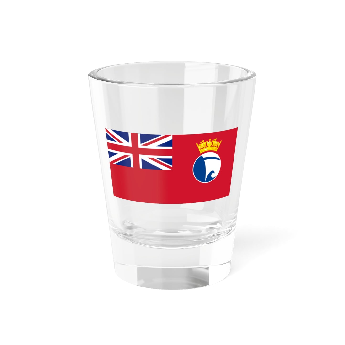UK NHS Fleet Ensign (United Kingdom) Shot Glass 1.5oz